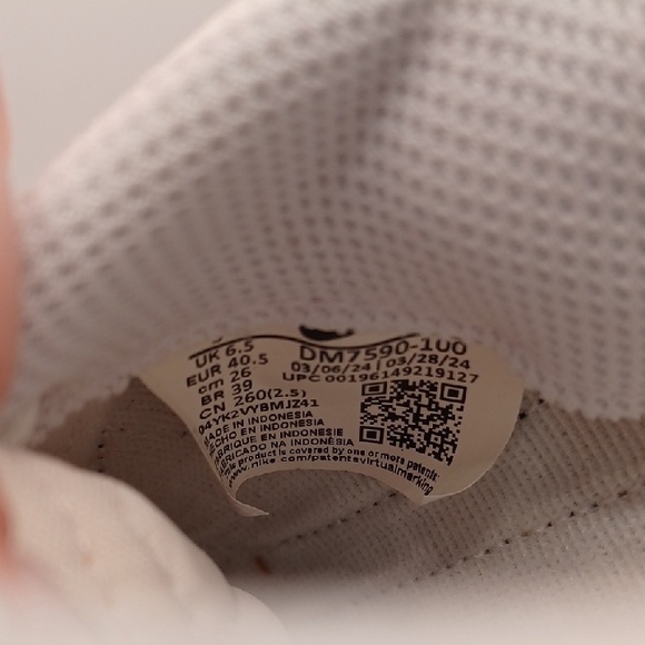 NEW Nike Court Legacy Lift White/Black/Hemp Shoes Womens Size 9 US DM7590-100 - Picture 12 of 14